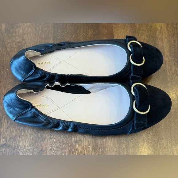 EUC! Cole Haan Buckle Ballet Flat, sz 6.5 - Picture 2 of 7